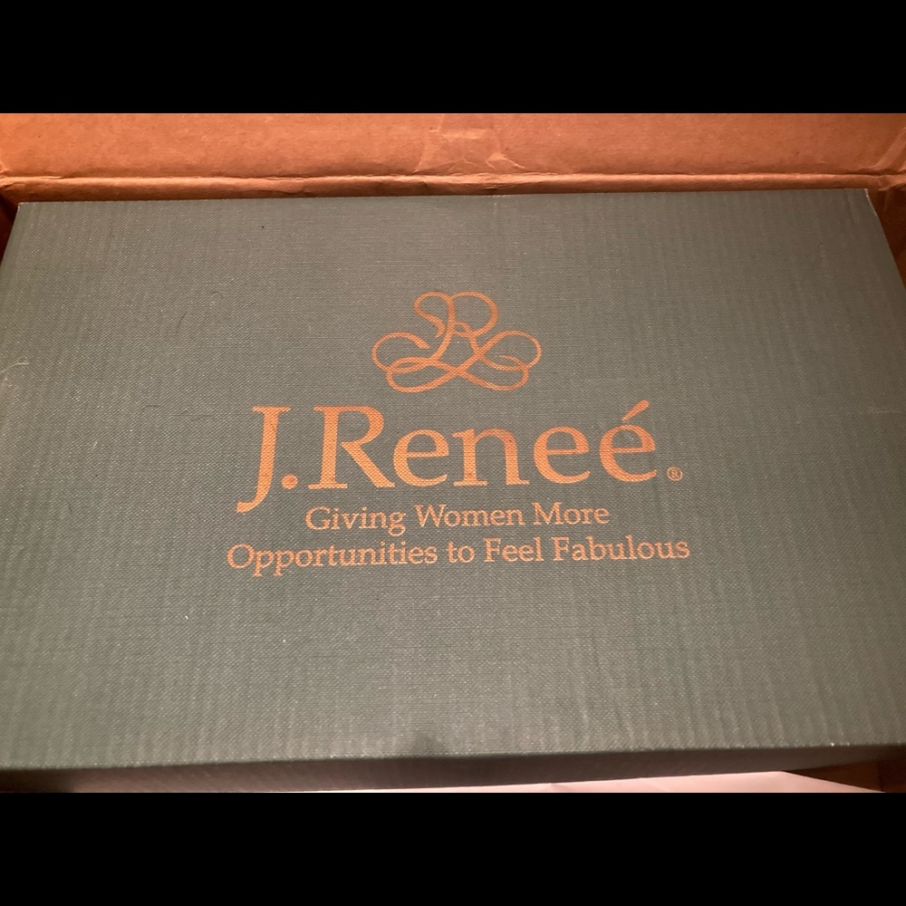 J. Renee Beaded Wedge Slide, Size 8M New - Picture 7 of 7